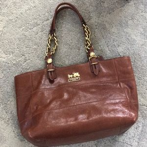 Coach leather handbag